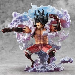 26cm Anime One Piece The Snake Man Luffy Snakeman One Piece Monkey D Luffy Gear 4 SA-MAXIMUM Figure PVC Model Figurine Toy