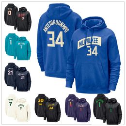 Hoodie Antokounmpo curry Brown Lillard Morant Williamson Durant James Embiid Jokic Booker Butler Ball Thompson Bcceefab