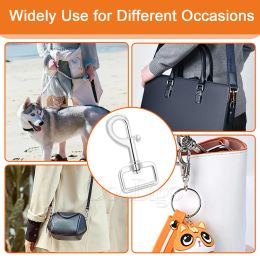5pcs Metal Lobster Clasp Carabiner Snap Hook Dog Collar Chain Buckle for DIY Keychain Clip Bag Strap Keyring Lanyard Accessories