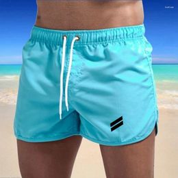 Men's Shorts Swimming Trunks Bathing Suit Sports Clothes Swimsuits Man Summer Beach Mesh Lined Swimwear Board Male
