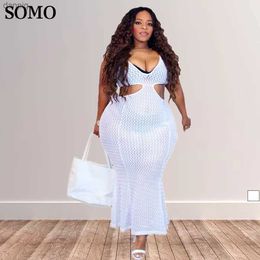 Urban Sexy Dresses Long Summer Dress 2022 Lace Plus Size 4xl Womens Clothing Sexy V-neck White Dress Womens Party Club Wholesale Direct Shipping Y240402