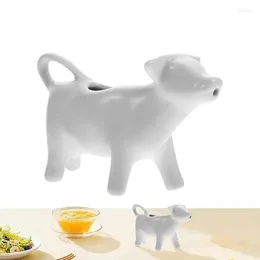 Mugs Syrup Container Ceramic Cow Shape Pitcher Milk Creamer Portable Animal Shaped Cup Dispenser Tea Cups Frothing Serving