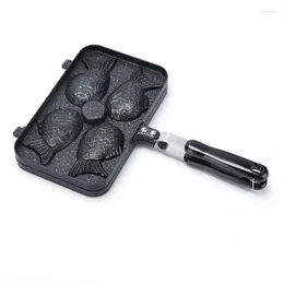 Baking Moulds Easy To Clean Taiyaki Frying Pan Not Easily Deformed Household Non Stick Waffle Cake Maker Utensils Release