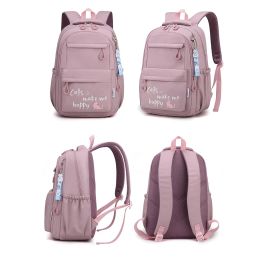 Mochila de mochila da escola para meninas para adolescentes Mulheres Crianças Mulheres Rosa Posa Escola Primária High Bagpack Classe adolescentes crianças crianças