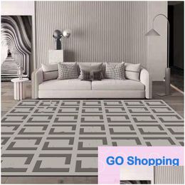 Carpets Top Luxury Orange Carriage Room Fashion Brand Carpet Living Bedroom Bedside Mat Clothing Store Cloakroom Mats Drop Delivery Ho Otdap