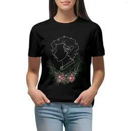 Women's Polos Baldur's Gate 3 Fanart - Astarion Floral Wreath T-shirt Cute Clothes Oversized Summer For Women