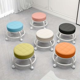 1pc Small with Wheels, Stool Changing Shoes, Household Storage Organiser for Entryway, Doorway, Bathroom, Bedroom, Home, Dorm