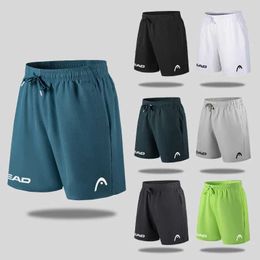 Men's Shorts New mens sports shorts 2023 mens breathable tennis shorts quick drying badminton Trousers outdoor running fitness sportswear J240402