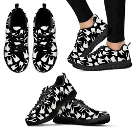 Casual Shoes INSTANTARTS Funny Tooth Design Women's Flats Dental Theme Breathable Mesh Autumn Sneakers Lightweight Female Vulacnized