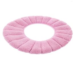 Bath Mats Supple Toilet Pad Reusable Cushion Lid Bathroom Warmer Seat Mat Thicken Polyester Washable