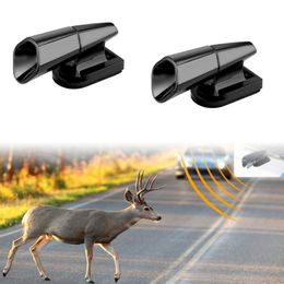 Outdoor Safety Car Whistle Physical Ultrasonic Animal Siren Deer Repellers Motorcycles Trucks Alert Device Alarm Tool 2x D7YA