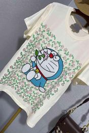 Doraemon short sleeve T-shirt women's 2021 early spring new Dingdang maona round neck loose top fashion8560754