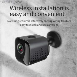 Other CCTV Cameras High definition 1080P small surveillance camera motion detection home outdoor camera mobile remote WiFi safe baby monitor Y240403