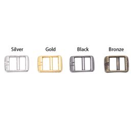 20Pcs Mini Ultra-small 4mm Tri-glide Buckle 4 Colours Belt Buttons DIY Dolls Buckles Stuffed Toys Doll Bags Shoes Accessories