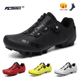 Boots Mtb Shoes Men Fashion Cycling Shoes Cleats Road Bike Boots Speed Racing Bicycle Flat Sneakers Women Mountain Biking Footwear Spd