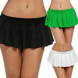 Urban Sexy Dresses Womens Fashion Club Low-Waisted Sexy Candy Color Short Mini Skirt Women Micro Night Clubwear Pleated Skirt S-XXL 2443