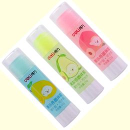 15g Deli Jelly Color Solid Glue Stick School Office Supply ACR Adhesive Child Student Bonding Paper Crafts Tool Stationery Gift