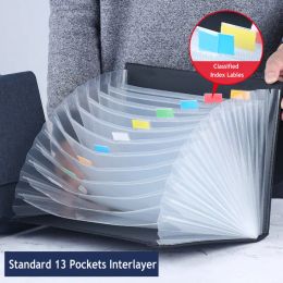 Supplies 13 Pocket Expanding File Folder A4 Business Document Case Mens Document Bag For Document Organizer