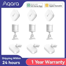Control Aqara Window Door Sensor Temperature Humidity Human Body Motion Sensor Wireless Zigbee Smart home Kits For Xiaomi mijia Mi home
