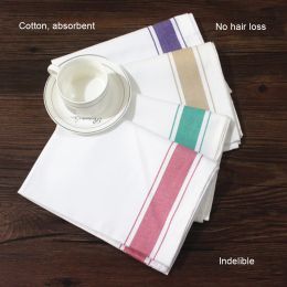 Glass Drying Cloth Portable Reusable Washable Colourful Towel Kitchen Restaurant Dinnerware Cleaning Dish Cloths 50x70CM