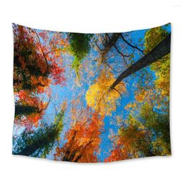 Tapestries Natural Forest Landscape Tapestry Wall Hanging Decor Bedspread Sheet Carpet Throw Yoga Mat Home Bedroom