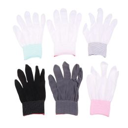 5pair Antistatic Gloves Anti Static ESD Electronic Working Gloves Pu Coated Palm Coated Finger PC Antiskid For Finger Protection