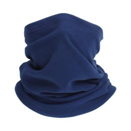 Winter Neck Warmer Gaiter Bandana Mask Fleece Half Face Cover Solid Colour Men Women Bandana Mask Tube Scarf Ski Hunting Cycling