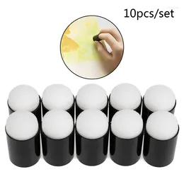 Makeup Sponges 10Pcs Child Finger Sponge Daubers Paint Ink Pads Stamping Brush Handmade DIY Craft Scrapbooking Painting Making Drawing Kit