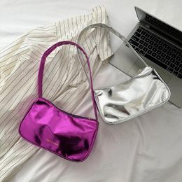 Evening Bags Solid Colour Totes Women Shoulder Bag Fashion Handbags Simple Hobo Shopping Retro Soft Casual Armpit