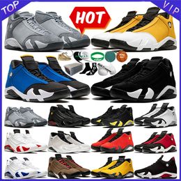 With Box 14 14s Mens Basketball Shoes Flint Grey Black White Bred Laney Light Ginger Candy Cane Men Designer Womens Trainers Outdoor Sports Sneakers Mans Tennis Shoe