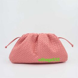 Pouch Cloth Bags BottegvVenet Trusted Luxury Bag Leather Customised Fine Woven Cloud Bag Popular New Soft Skin Dumpling Bag Fashionable One S have logo HBB1KQ