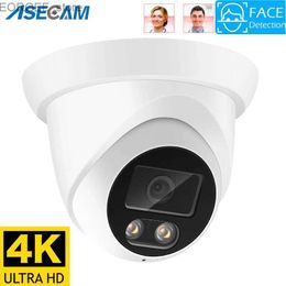 Other CCTV Cameras 8MP 4K IP Camera Outdoor Face Detection Audio Dual Light H.265 CCTV Metal Dome POE Surveillance Security RTSP Y240403
