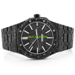 Trending Iced out Lab Grown Watch Colourless Diamond watch for men Best Quality Wholesale Price