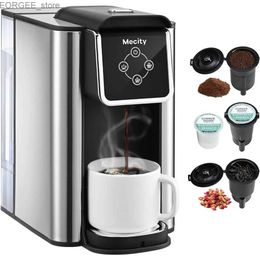 Coffee Makers Coffee Maker 3-in-1 Single Serve Coffee MachineInstant Coffee Brewer 120V 1150W Y240403