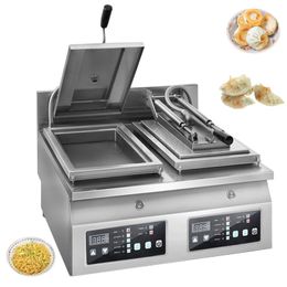 Single Dumpling Pan Commercial Fried Multifunctional Electric Steak Dumpling Frying Machine Japan Fried Gyoza Cooker