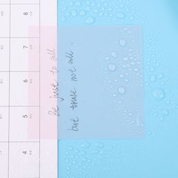 (4 Pack) 50 Pads/Pack Transparent 3x3 Inches Posted it Sticky Note Pads Notepads Posits School Stationery office Supplies