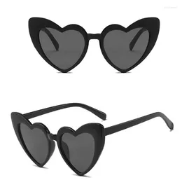 Sunglasses Frames Fashion Gradient Heart-shaped Outdoor Sun Protection Glasses Rimless Colourful Car Driving Goggles