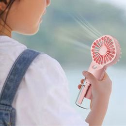 Portable Handheld Misting Fan Low Noise Water Mist Fan Quiet Cooling Fan Mini Pocket Fan for Indoor Outdoor