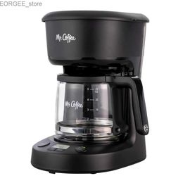 Coffee Makers New Mr. Coffee 5 cup programmable coffee maker 25 ounce mini brewed black Y240403