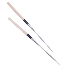 Kitchen Storage 2 Pcs Fillet Sashimi Chopsticks Travel Cutlery Noodles Stainless Steel Convenient