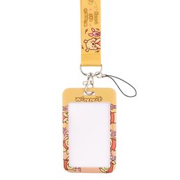 LT1077 Pooh Bear Cute Neck Strap Lanyards Keychain Badge Holder ID Card Pass Hang Rope Lariat Lanyard for Key Rings Accessories