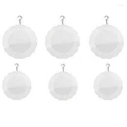 Decorative Figurines 6Pack 8Inch/10Inch Sublimation Wind Spinner Blanks 3D Spinners Hanging For Indoor Outdoor Garden