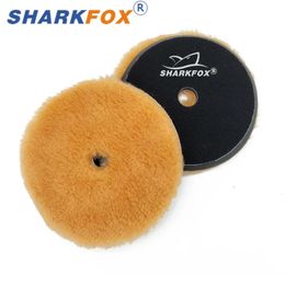 5/6 Wool Polishing Pad High Density Lambs Woollen Polish Buffing Pad Car Polisher Buffing Waxing 240321