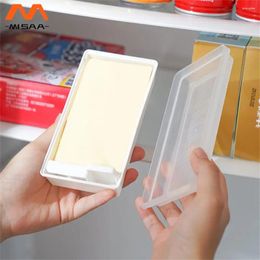 Storage Bottles Crisper Smooth Multifunctional Seal Durable Save Butter Container Japanese Style Box Slicer