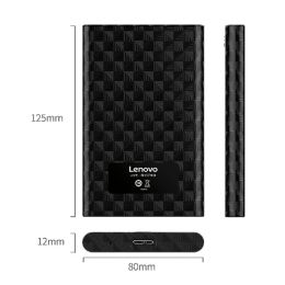 Lenovo S02 HDD Enclosure 2.5inch SSD Case SATAIII to USB3.0 External Sata 5Gbps Case for 6TB Box Mobile Portable Hard Drive