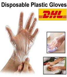 Thickened Disposable Plastic Gloves Food Cleaning Catering Protective Hand For Kitchen FoodCleaningCookingBBQ Fast DHL3497259