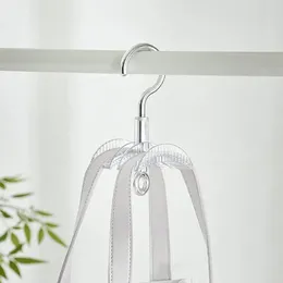 Hooks 360 Rotating Handbag Hook Multi Functional Hanging Bag Rack Hanger For Scarf Backpack Hat Storage Closet Organizer