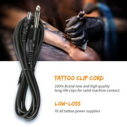 Tattoo Machine Clip Cord RCA/DC Plug For Aurora Tattoo Power Supply Pedal Hook Line Audio Cable Permanent Makeup Pen Accessory