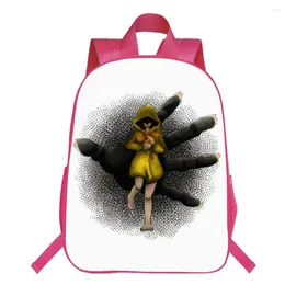 Backpack Little Nightmares School Bags Cartoon 3D Print Teens Students Bookbag Boys Girls Knapsack Casual Rucksack Gift