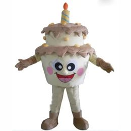 2024 Super Cute Cake Mascot Costume Birthday Party Christmas costume Ad Apparel halloween Theme Clothing